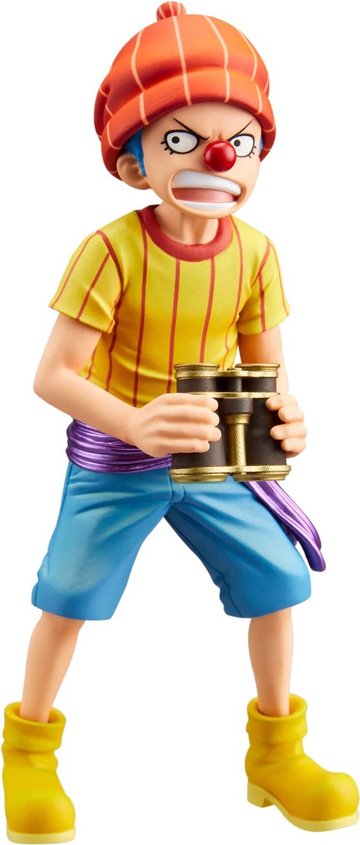 Banpresto one piece dxf - statue pvc série grandline buggy (saison 20 : pays wano) statue 13 cm