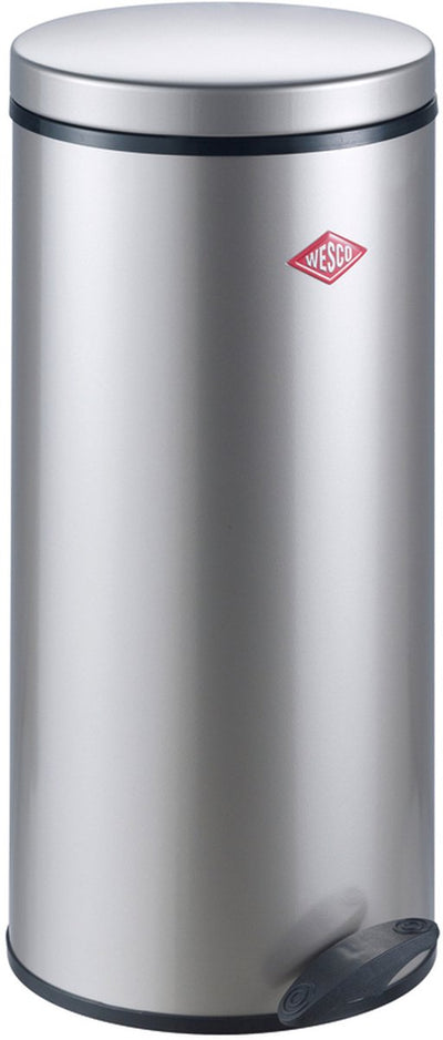 Poubelle Wesco gastro 127 | poubelle à pédale | 22 litres | métal - maillechort | poubelle - fabriquée en Allemagne