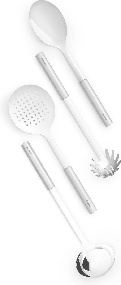 Ensemble d'ustensiles de cuisine profil Brabantia - 4 pièces - acier inoxydable