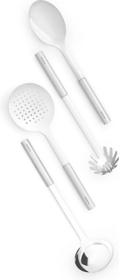 Ensemble d'ustensiles de cuisine profil Brabantia - 4 pièces - acier inoxydable