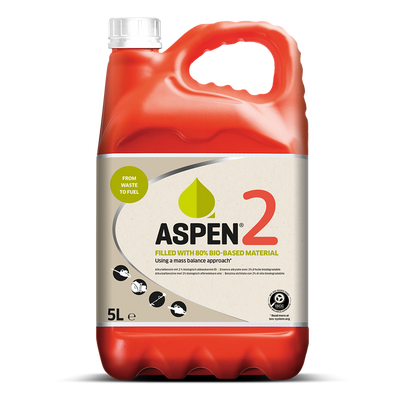 Aspen 1076983 - essence 2 temps bio-80 5ltr | 3 pièces