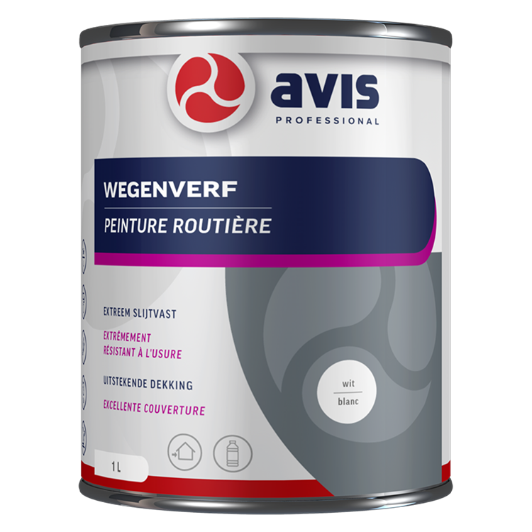 Avis professionnel 1074405 - avis peinture routière blanc 1lt | 1 pièce