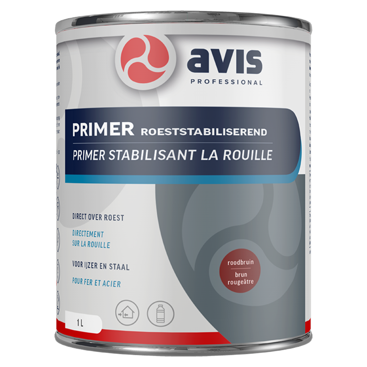 Avis professionnel 1074398 - avis prm rust stab.rd marron 1lt | 1 pièce