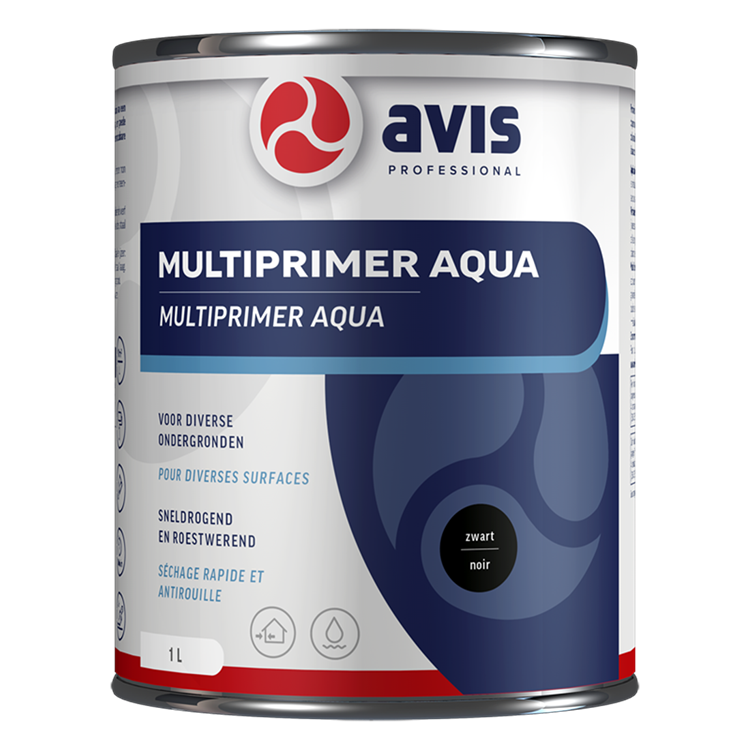 Avis professionnel 1074386 - avis multiprimer aq. black 1lt | 1 pièce