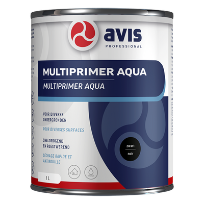 Avis professionnel 1074386 - avis multiprimer aq. black 1lt | 1 pièce