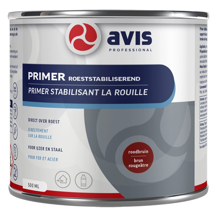 Avis professionnel 1074468 - avis pr. rouillé. rouge 500ml | 1 pièce