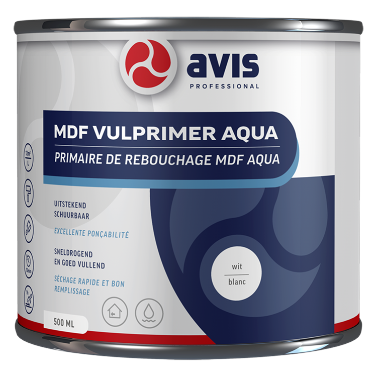 Avis professionnel 1074465 - avis mdf vulprim aq blanc 500ml | 1 pièce