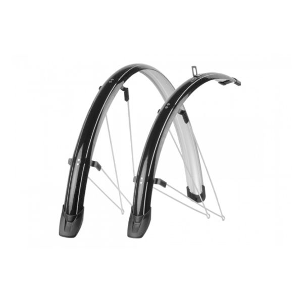 Jeu de garde-boue 28 51 mm Polisport Towny - noir