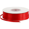 Creativ Company Satin Ribbon Red, 100m