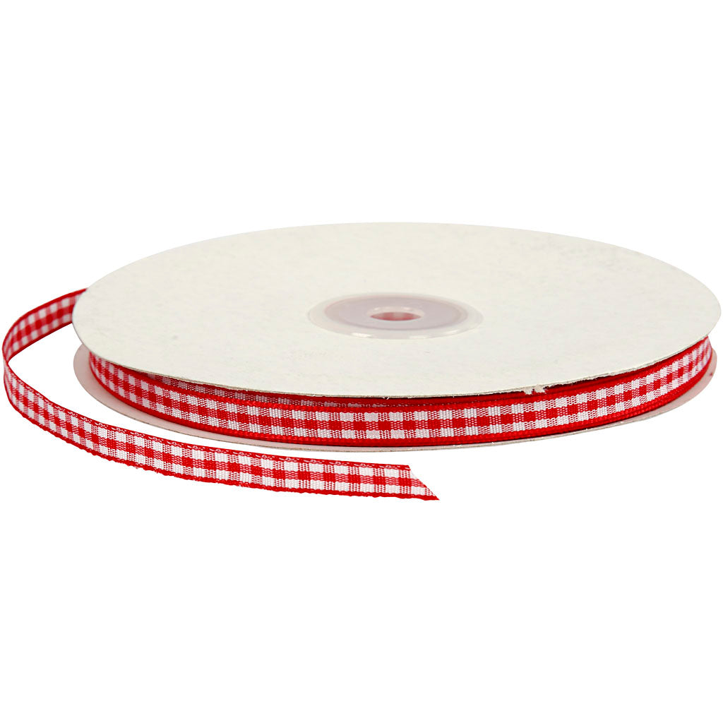 Ribbon à carreaux Creativ Company, 50m