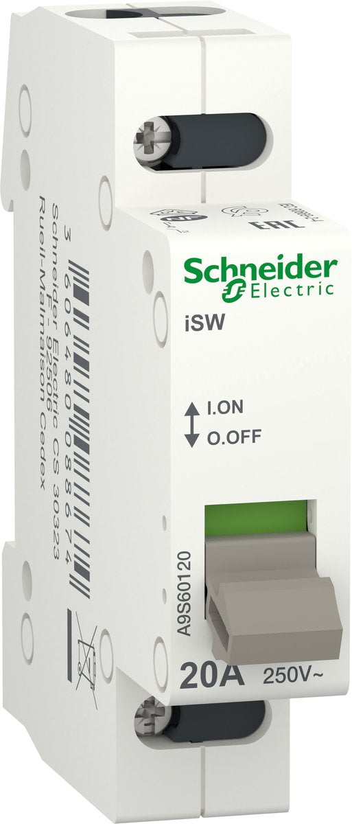 Schneider electric a9s60120 sectionneur chargeable 20 a 250 v