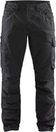 Blåkläder blaklader pantalon de travail de service denim stretch 1439-1141 - noir noir - c152