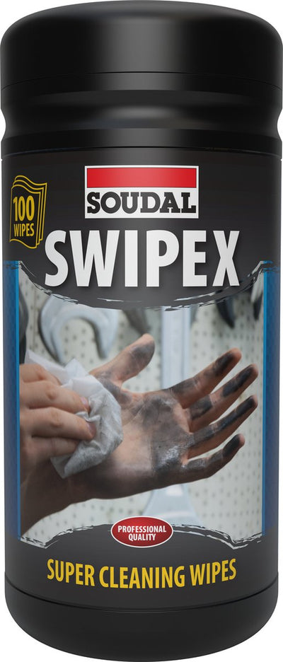 Soudal swipex | lingettes nettoyantes | 100 lingettes - 113551
