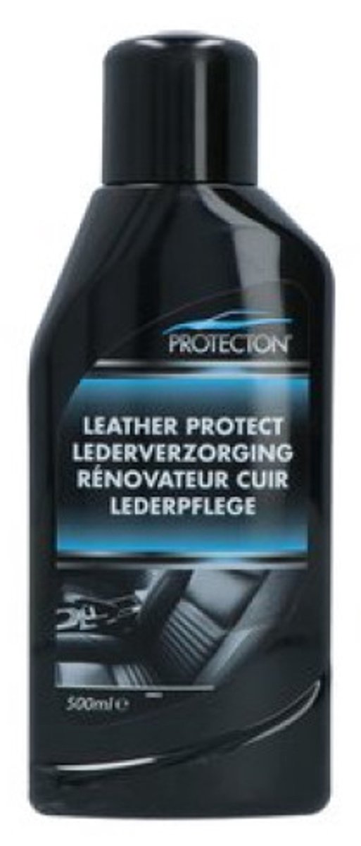 Entretien du cuir Protecton - pour nettoyer le cuir et le cuir artificiel - pouvoir nettoyant élevé - contre la saleté et les taches - 500 ml