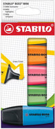 Mini surligneurs Stabilo Boss - 5 pcs.
