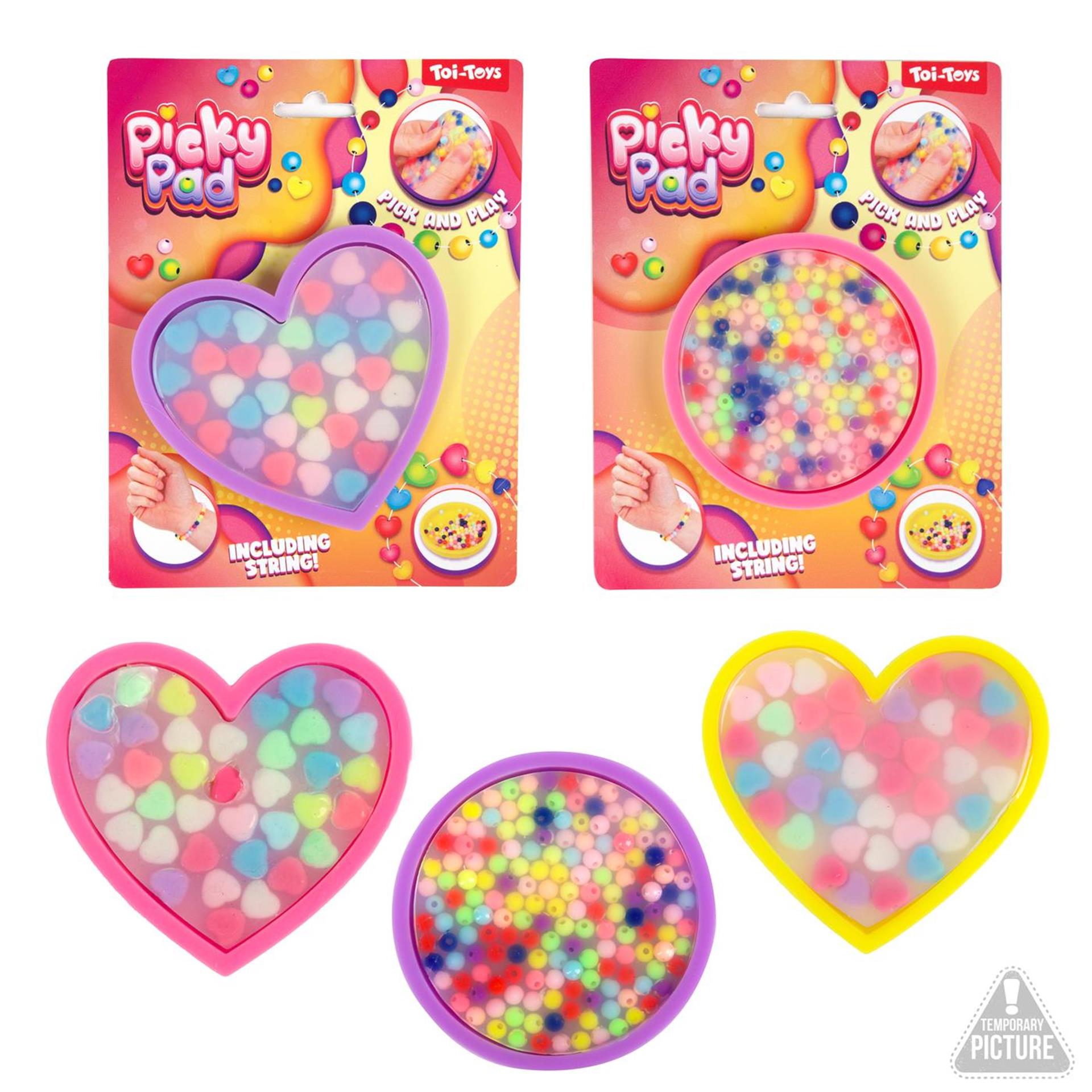 Toi-toys cercle de coeur de coussin pointilleux amusant avec des perles