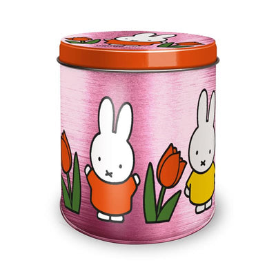Miffy boîte de rangement tulipes rose 10x11,5cm