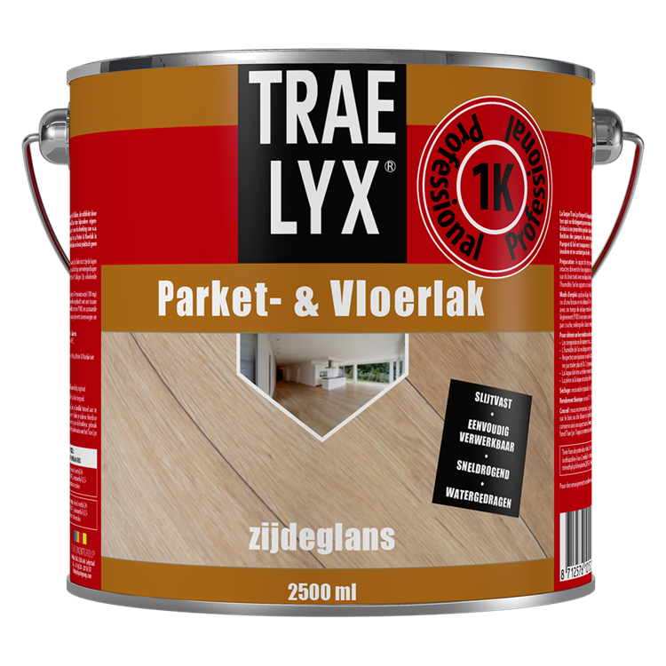 Trae-lyx 1074347 - laque pour parquet tl zgl 2,5 lt | 1 pièce
