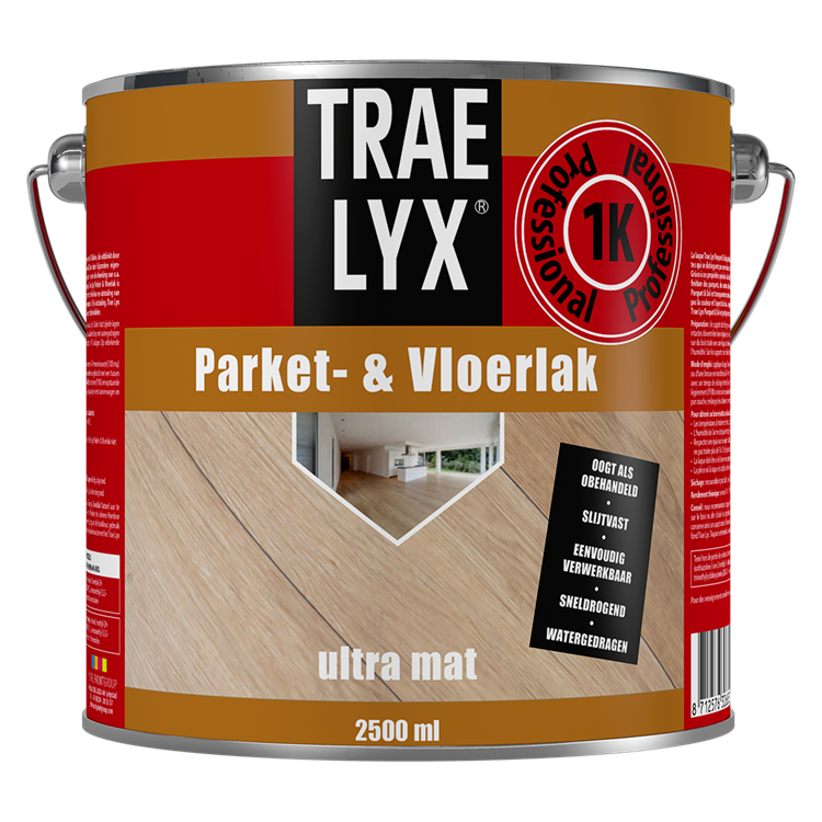 Trae-lyx 1074351 - laque pour parquet tl u-mat 2,5lt | 1 pièce