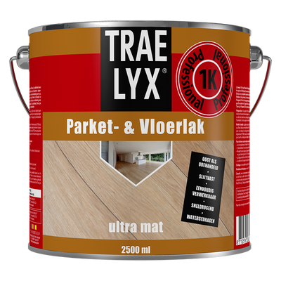 Trae-lyx 1074351 - laque pour parquet tl u-mat 2,5lt | 1 pièce