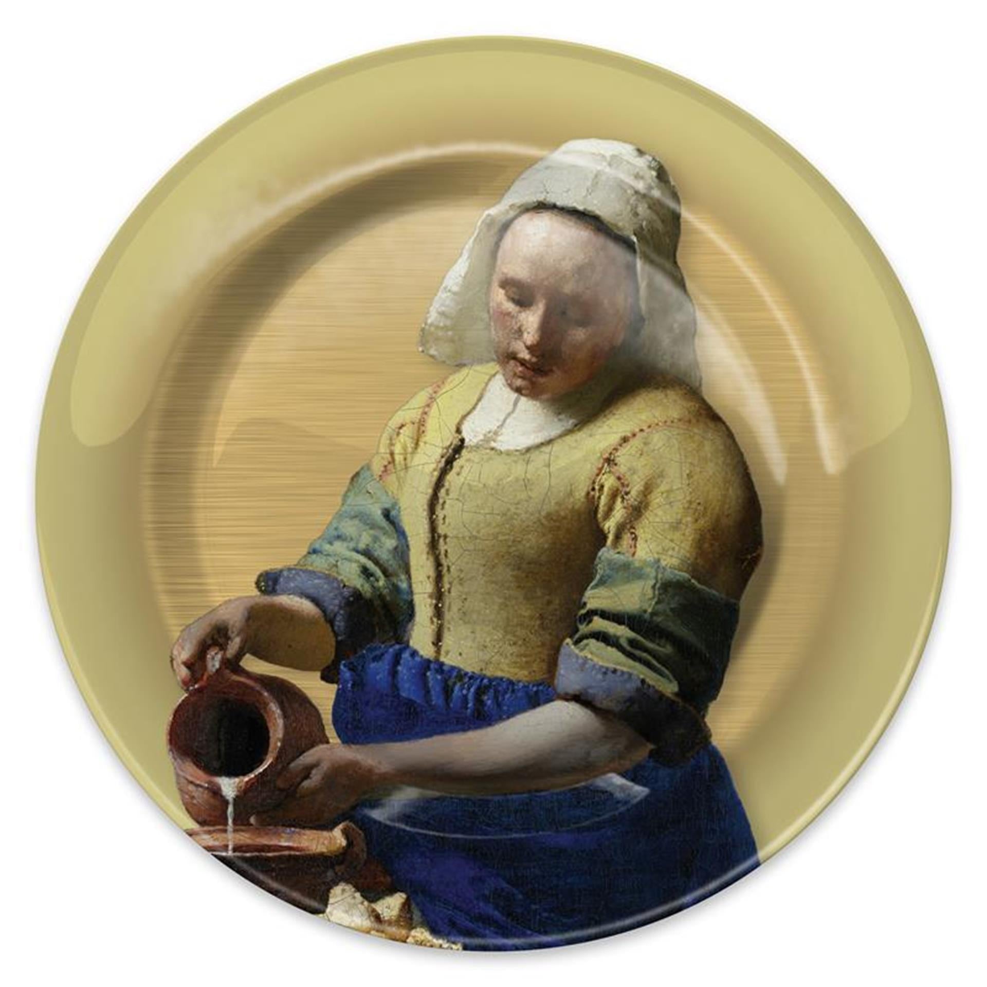 Assiette la laitière métal ø26cm