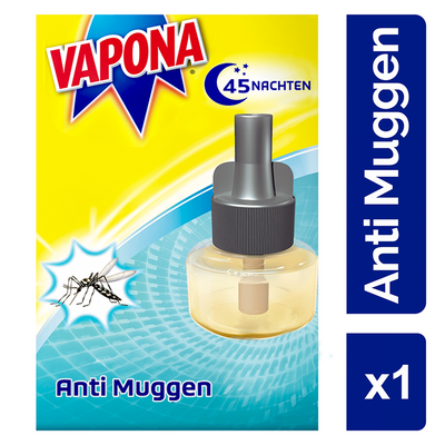 Recharge bouchon anti moustique Vapona - contrôle insectes - 45 nuits