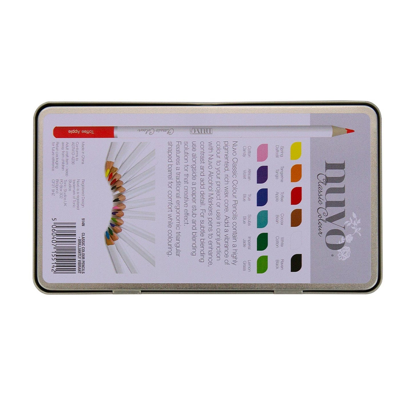 Nuvo par Tonic Studios Nuvo • Crayons de couleur classiques brillamment vibrants.