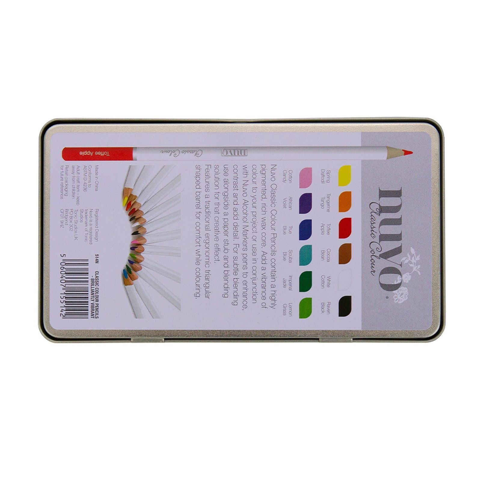 Nuvo par Tonic Studios Nuvo • Crayons de couleur classiques brillamment vibrants.