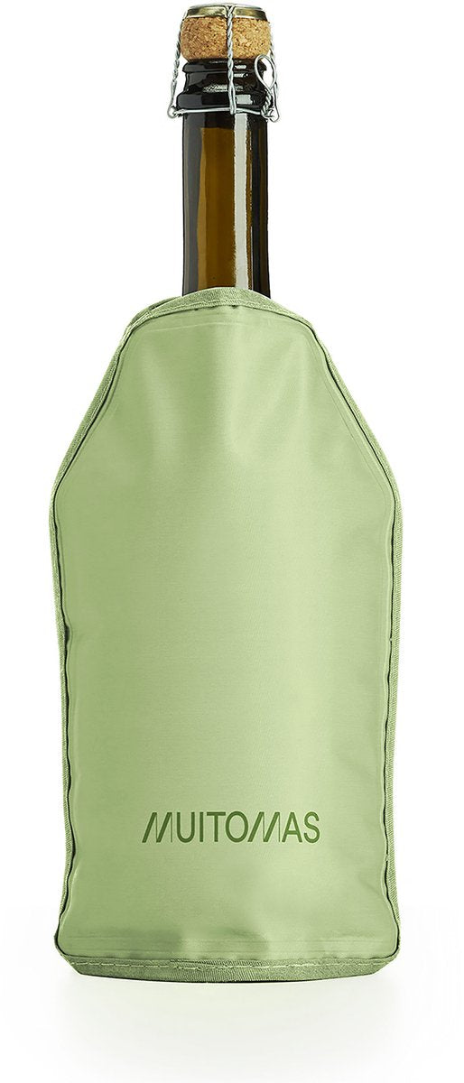 Glacière à bouteille Muitomas glacette - néoprène - compact léger - vert