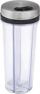 Cole Mason Saunderton shaker à herbes et épices - vide - récipient de conservation en verre - bouchon aspect acier inoxydable - dosage réglable