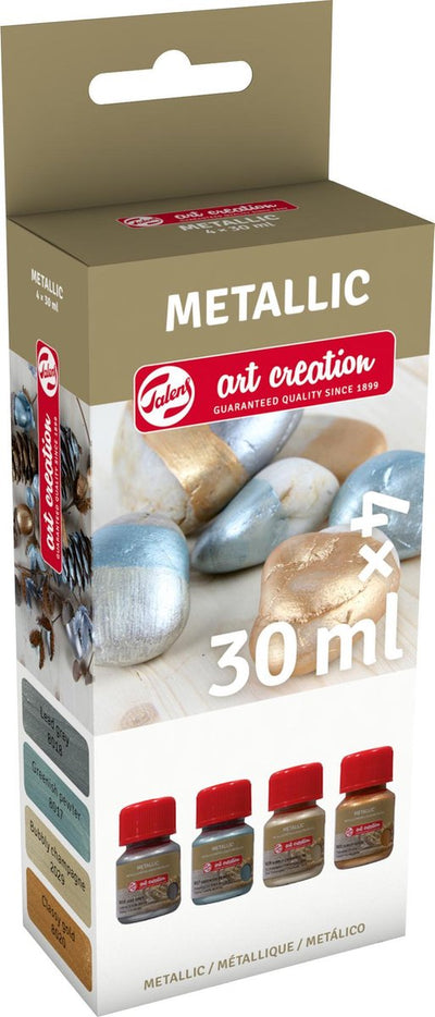 Talens art création coffret métallique 4x 30 ml spécialités