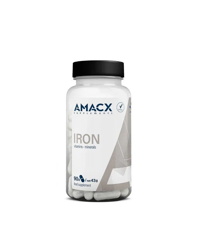 Amacx suppléments de fer 90 comprimés