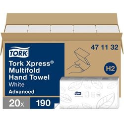 Essuie-tout Tork H2 Xpress Advanced 2 épaisseurs blanc