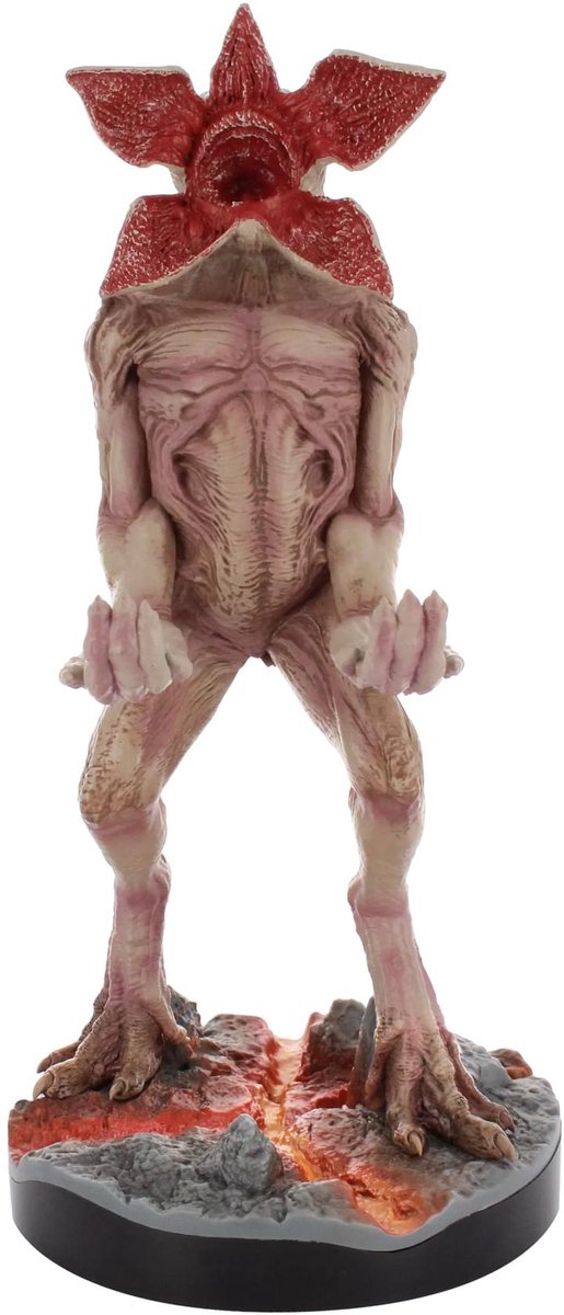 Cableguys Stranger Things - support de figurine pour téléphone | contrôleur | étui de chargement (attaches-câbles d'origine)