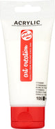 TALENS ART Création en acrylique Paint Tube 75 ml Titaneous White 105