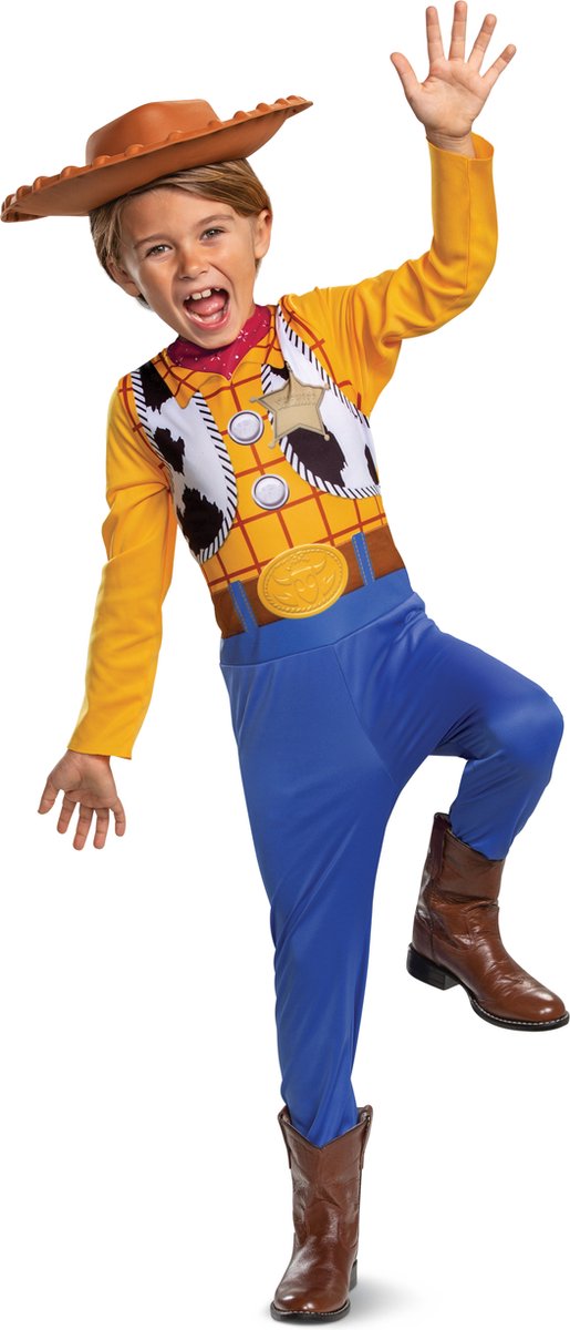 Déguisement Disney - Toy Story 4, Woody Classic, taille XS (3-4 ans), garçon