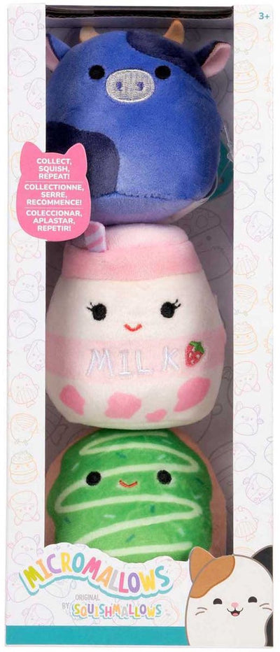 Peluche Micromallows 6,5 cm paquet de 3 ingred, amélie daisuke