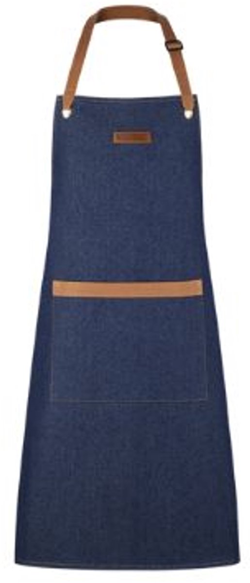 Tablier Le Creuset 80 x 70 cm textile denim