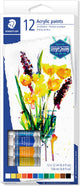 Staedtler design Journey - peinture acrylique karat - lot de 12 tubes 12 ml