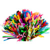 Creativ Company Chenille, L: 30 cm, épaisseur 6-15 mm, différentes couleurs, 500 DIV 1 Box