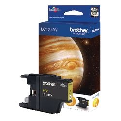 Cartouche d'encre brother lc1240y jaune