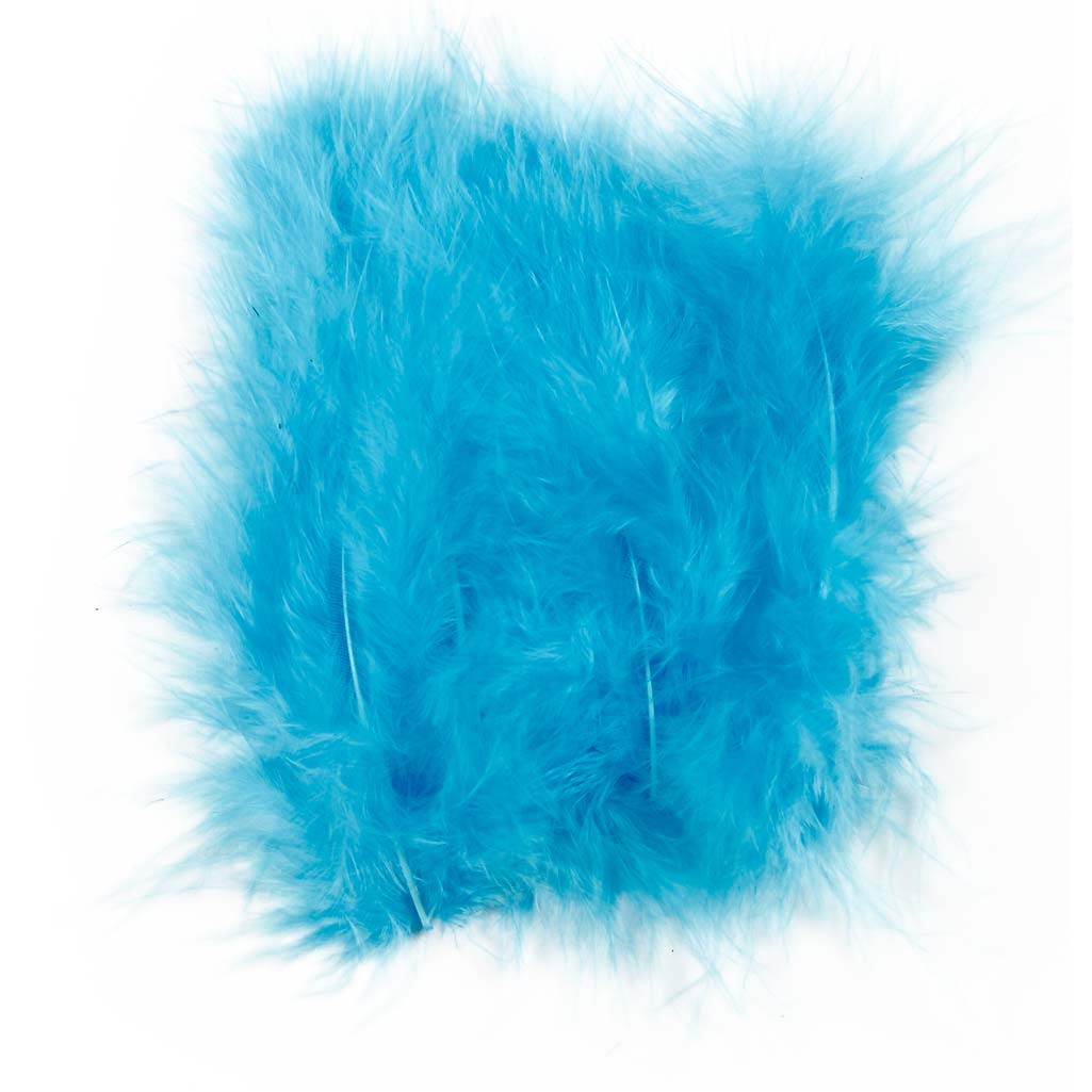 Creativ company duvet, taille 5-12 cm, turquoise, 15 pièces 1 boîte