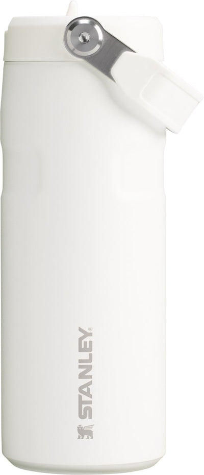 Bouteille d'eau Stanley Flip Straw 2.0 avec paille 0,47 l - 10 heures froides - 2 jours froides avec de la glace - gourde en acier inoxydable - sans BPA - étanche - passe au lave-vaisselle - antigel