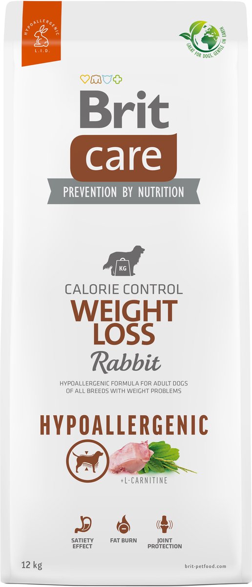 Brit 12 kg care hypoallergénique perte de poids nourriture pour chien