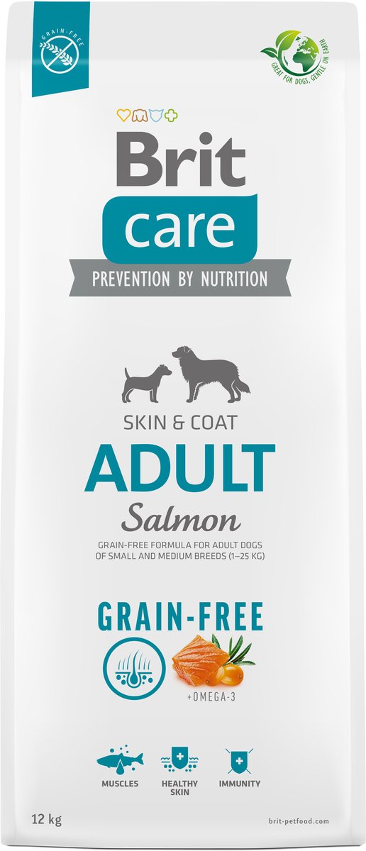 Brit care dog saumon adulte sans céréales 12kg