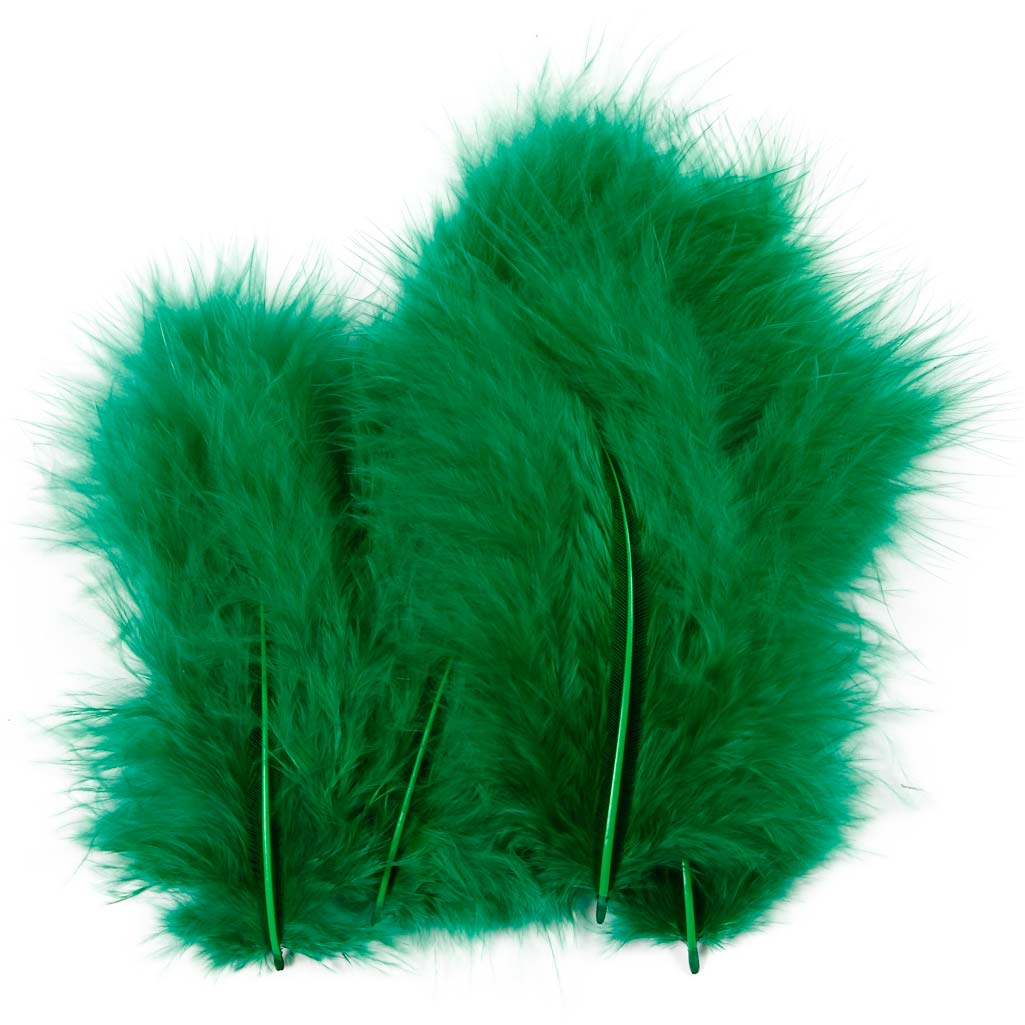 Creativ company duvet, taille 5-12 cm, vert, 15 pièces 1 boîte