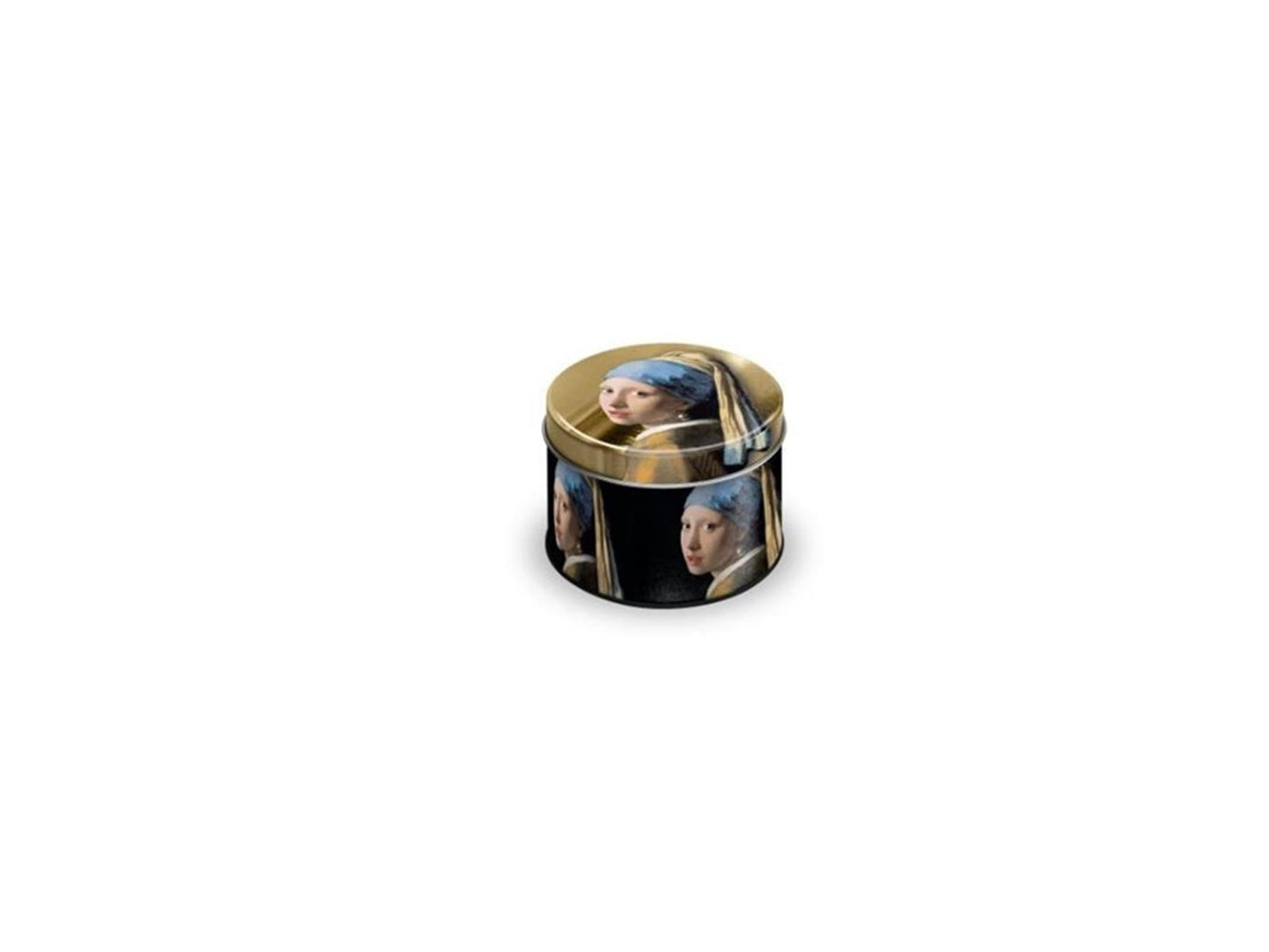 Mini boîte de Vermeer fille avec une boucle d'oreille en perle