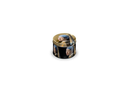 Mini boîte de Vermeer fille avec une boucle d'oreille en perle