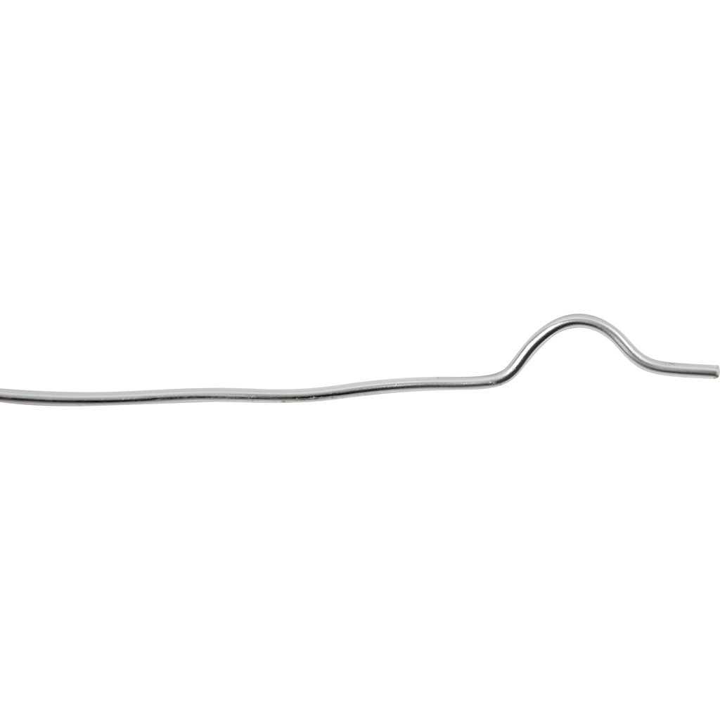 Creativ Company Alu Wire, rond, dikte 2 mm, argent, 100 m 1 rouleau