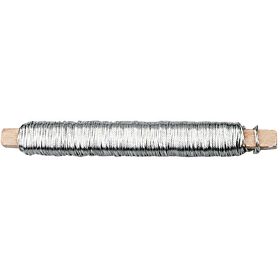 Creativ Company Bloemendraad Zilver, rouleau 50 mètres